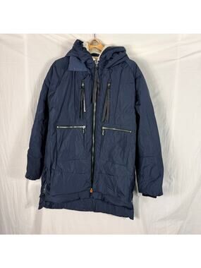 NWOT Orolay Duck Down Filled Blue Expandable Women’s XL Ski Puffer Winter Coat